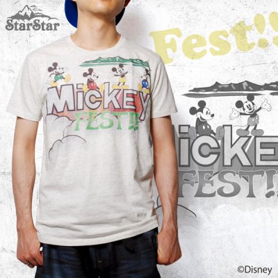 画像3: Star Star／FEST!! ミッキーマウス 半袖Tシャツ