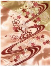 画像10: ジャパンネスク 桜と蝶々刺繍スカジャン 3RSJ-040  (10)