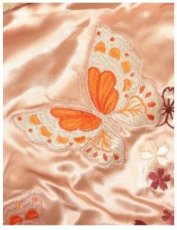 画像9: ジャパンネスク 桜と蝶々刺繍スカジャン 3RSJ-040  (9)
