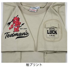 画像4: テッドマン半袖抜染TシャツTDSS-509『ロゴデザイン』 (4)