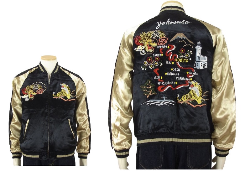 ジャパンネスク 横須賀刺繍スカジャン 3rsj 042 和柄 バイカーズ 龍沙